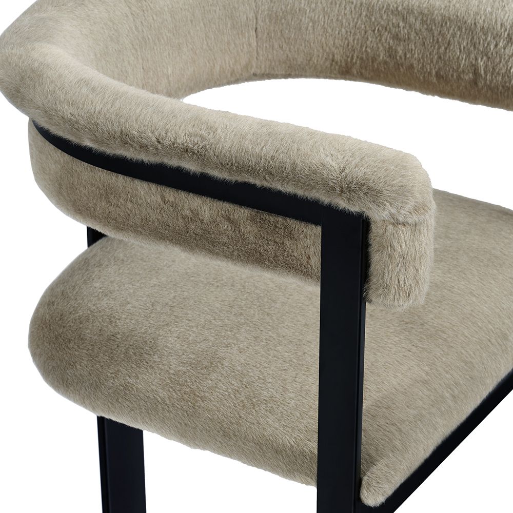 Interlude Darcy Dining Chair in Black