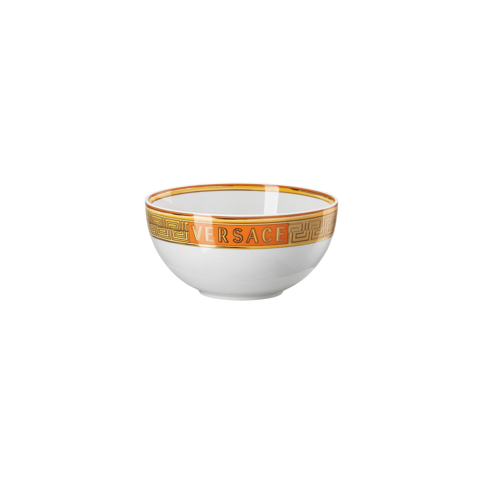 Versace Medusa Amplified Cereal Bowl - Orange Coin