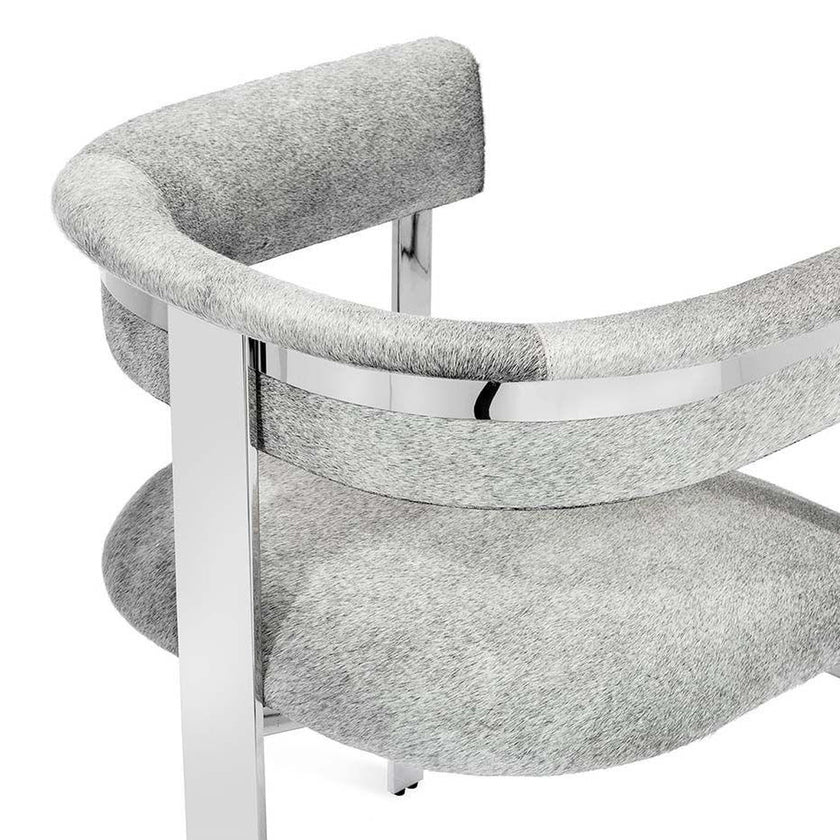 Interlude Darcy Hide Chair