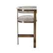 Interlude Darcy Hide Counter Stool