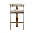 Interlude Darcy Hide Bar Stool