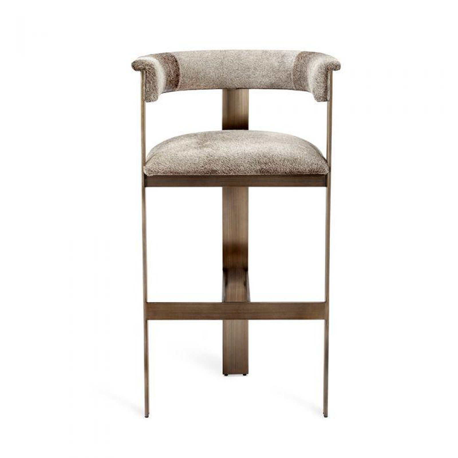 Interlude Darcy Hide Bar Stool