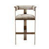 Interlude Darcy Hide Bar Stool