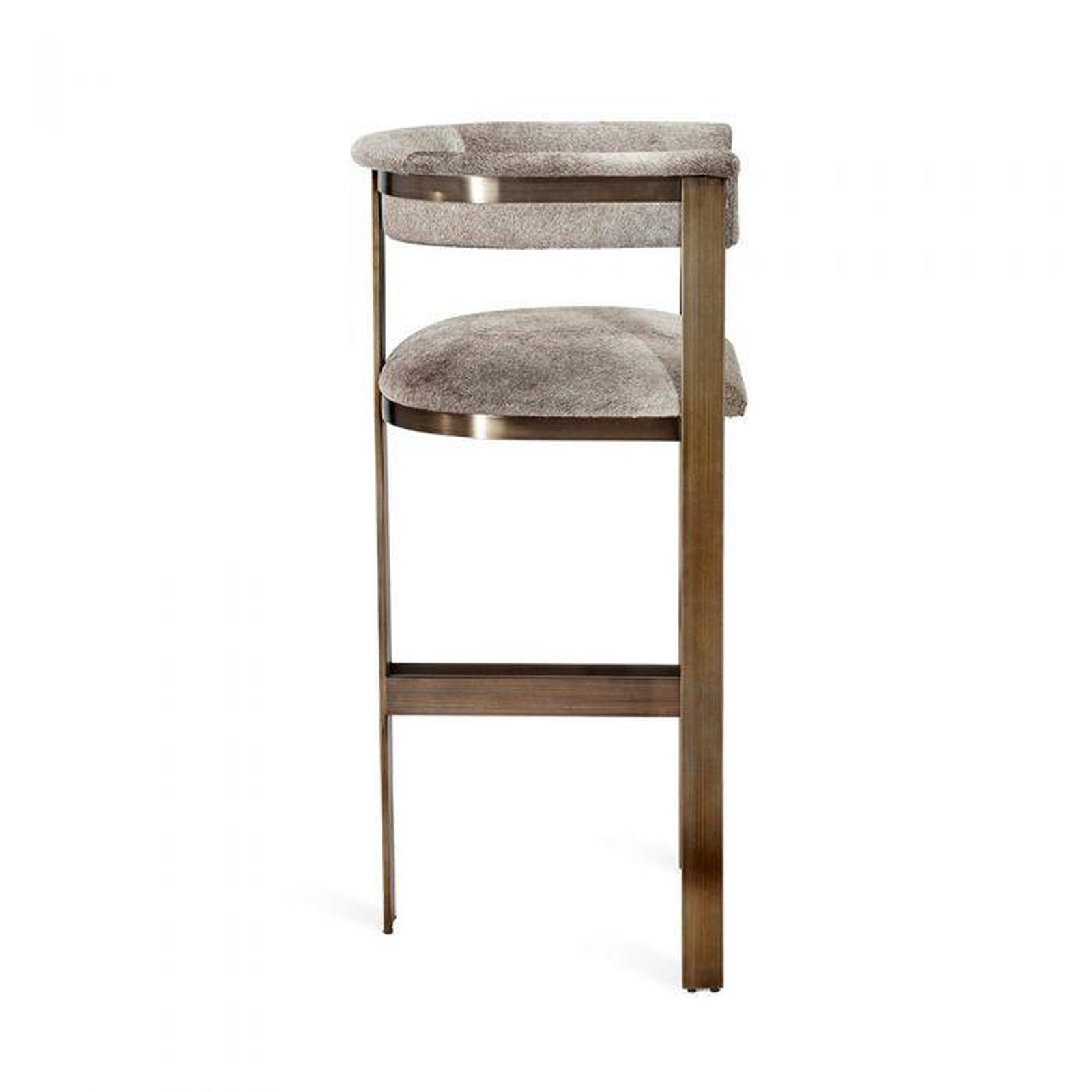Interlude Darcy Hide Bar Stool