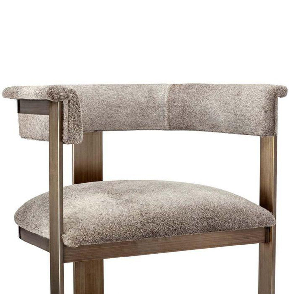 Interlude Darcy Hide Bar Stool