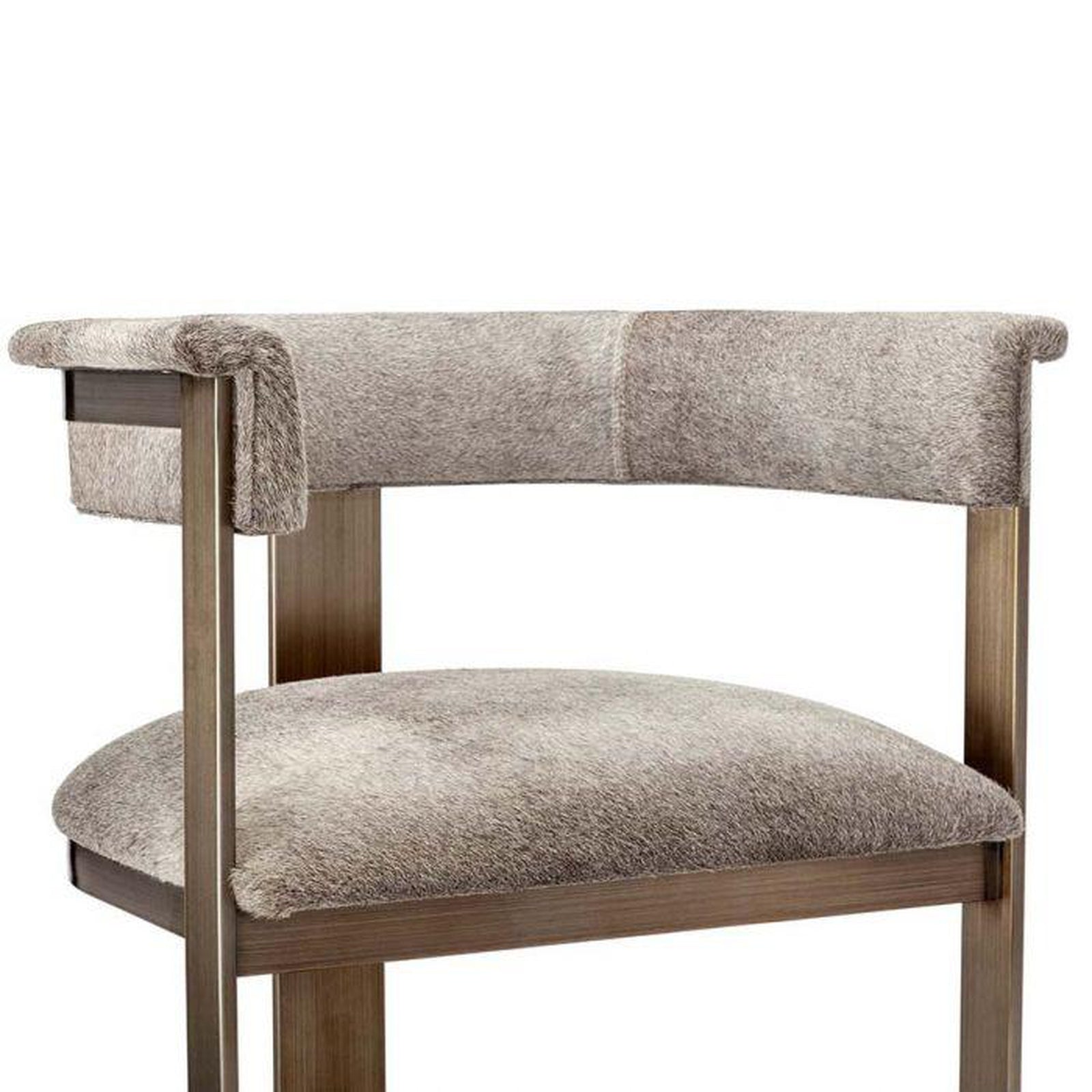 Interlude Darcy Hide Bar Stool