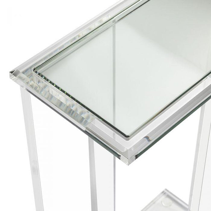 Interlude Mercer Rectangular Drink Table