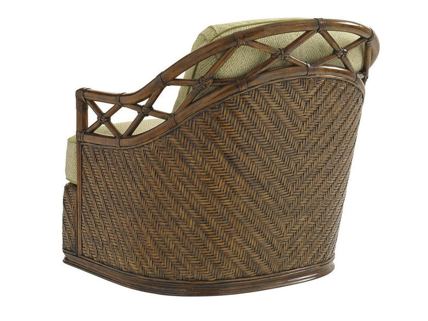 Tommy Bahama Home Bali Hai Diamond Cove Swivel Chair