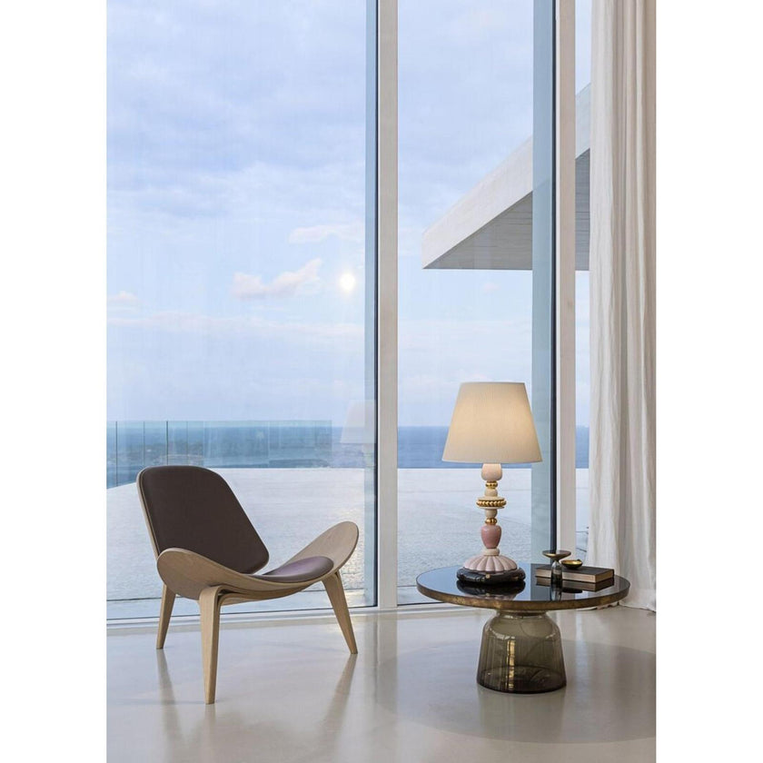 Lladro Firefly Table Lamp Pink and Golden Luster (US)