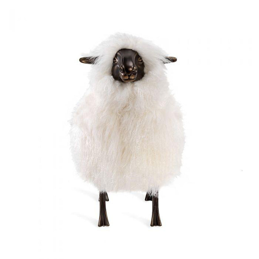 Interlude Phillippe Sheep Sculpture - Ivory