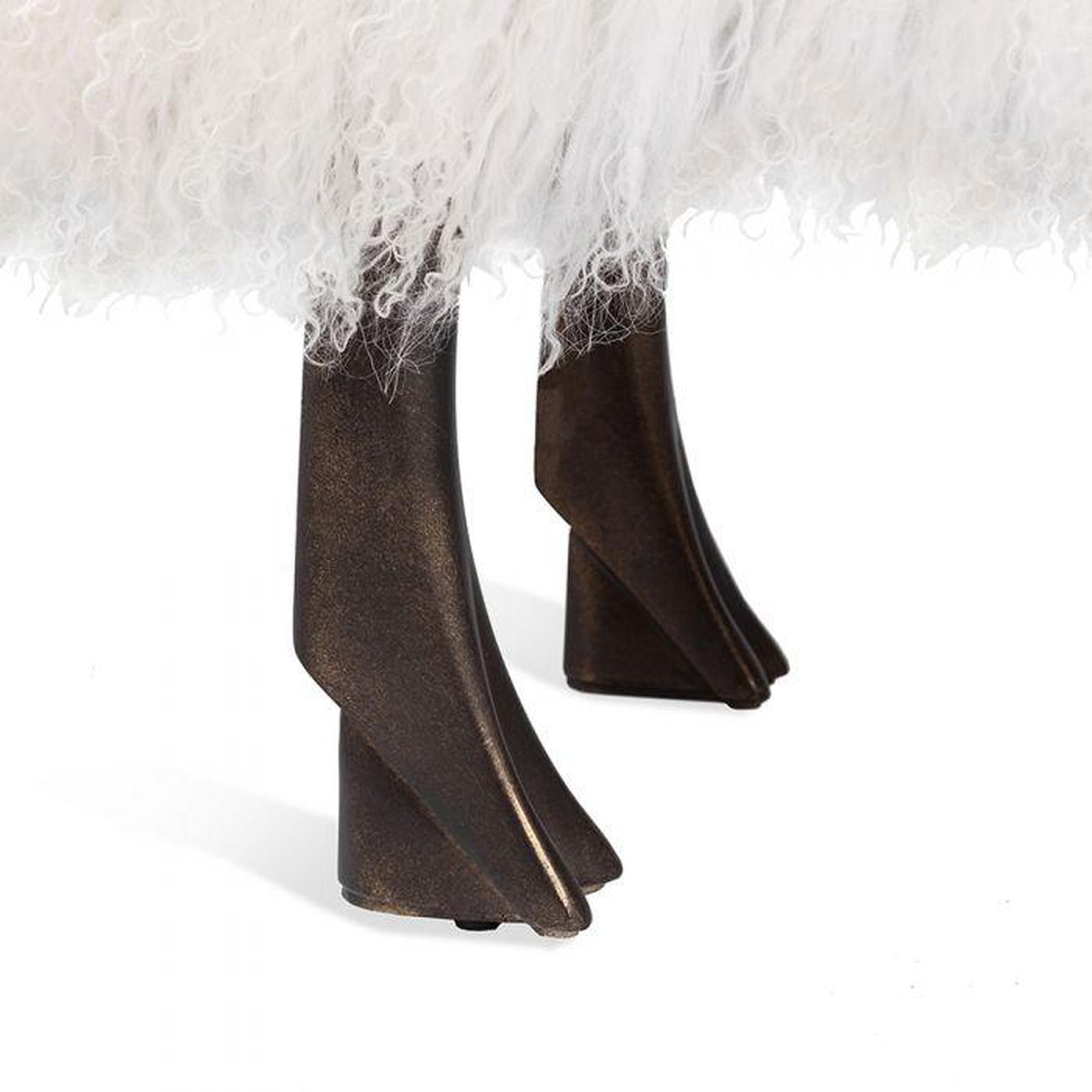 Interlude Phillippe Sheep Sculpture - Ivory