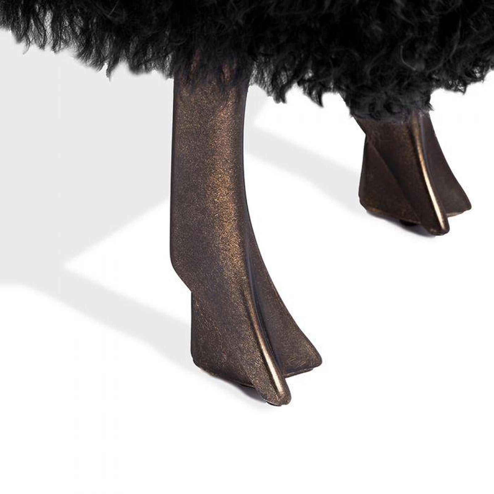 Interlude Leon Sheep Sculpture - Black