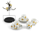 Michael Aram Pomegranate Demitasse Set with Stand
