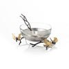 Michael Aram Butterfly Ginkgo Glass Nut Dish w/ Spoon