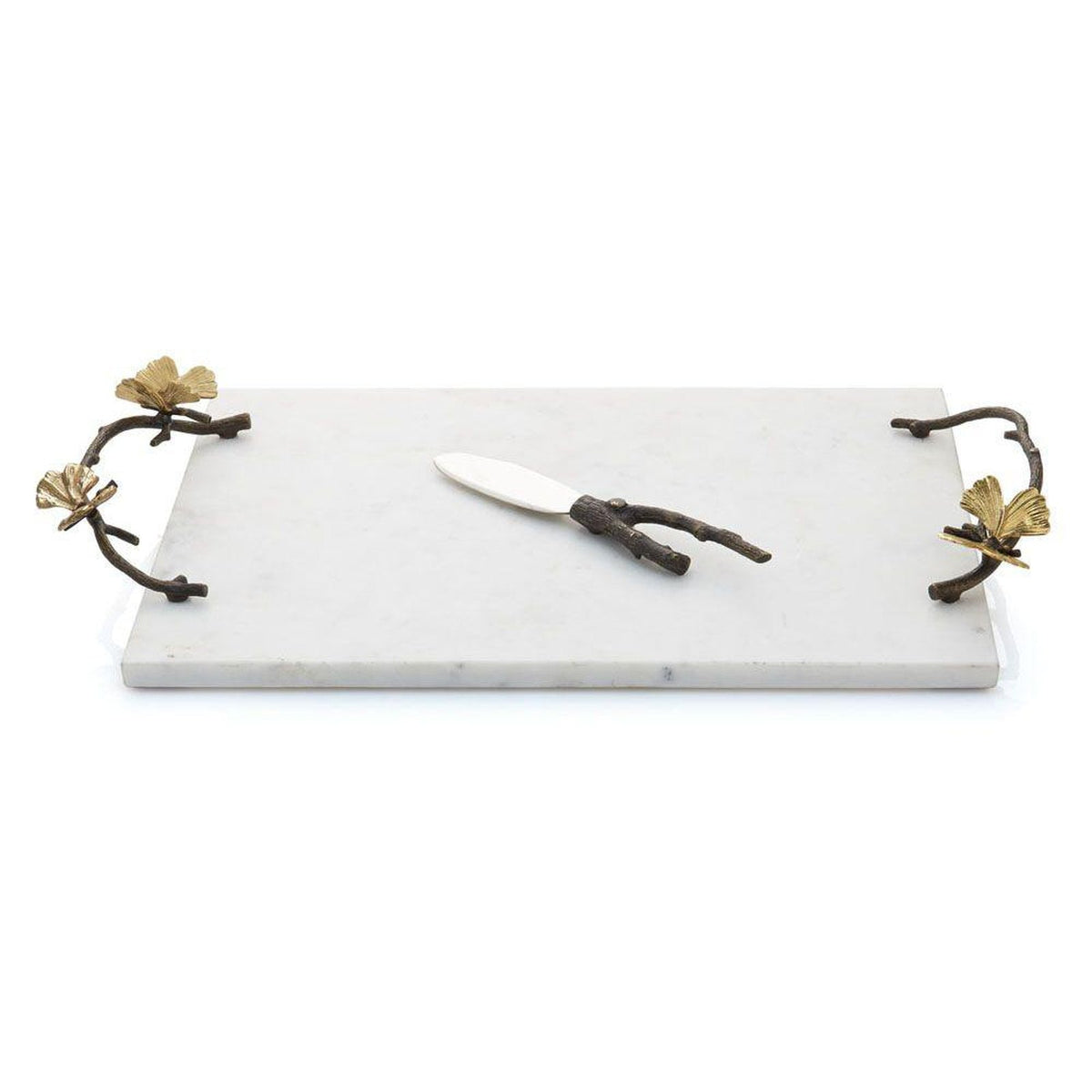 Michael Aram Butterfly Ginkgo Cheese Board w/ Knife