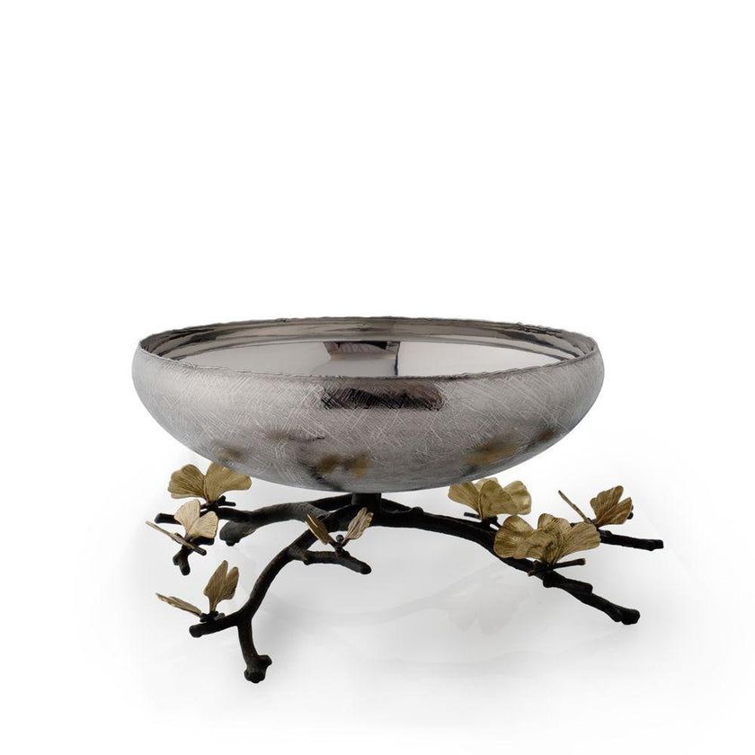 Michael Aram Butterfly Ginkgo Footed Centerpiece Bowl