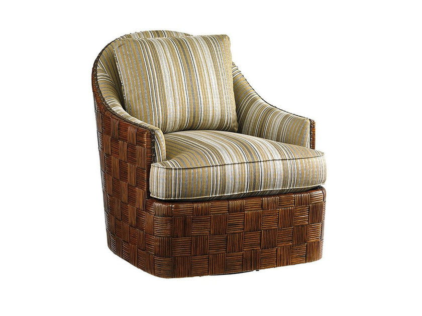 Tommy Bahama Home Island Fusion Nagano Swivel Chair