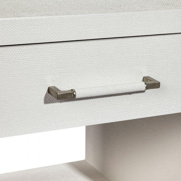 Interlude Taylor Small Bedside Chest - White