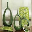Global Views Open Oval Ring Vase