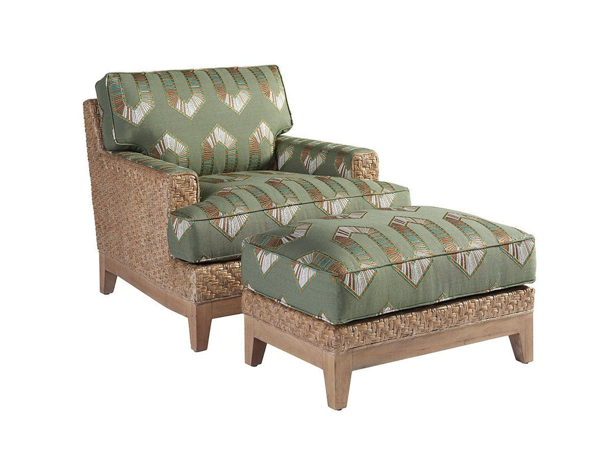 Tommy Bahama Home Los Altos Danville Ottoman