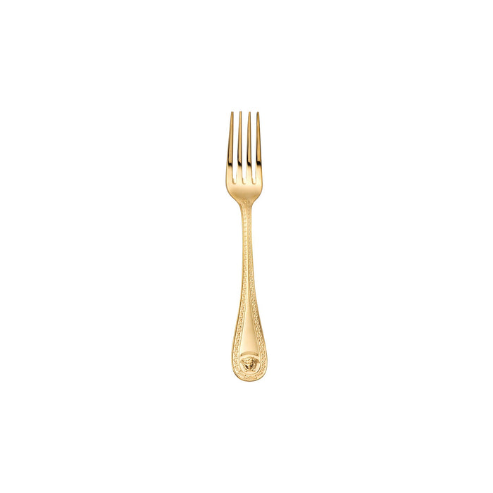 Versace Medusa Flatware Table Fork Gold Plated