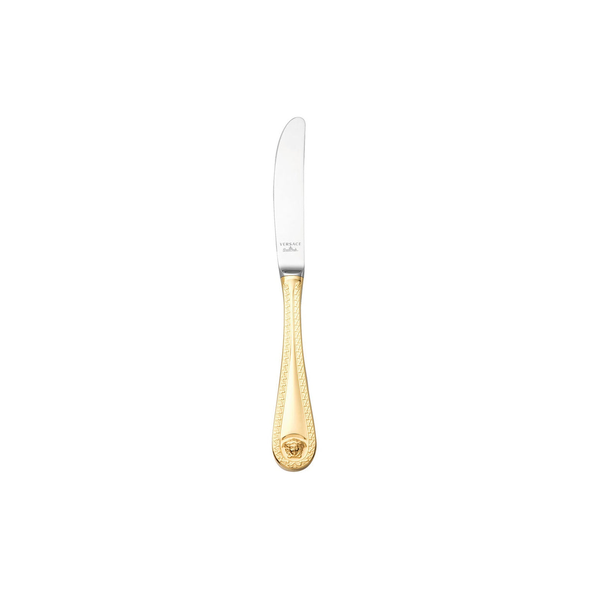Versace Medusa Flatware Table Knife Gold Plated