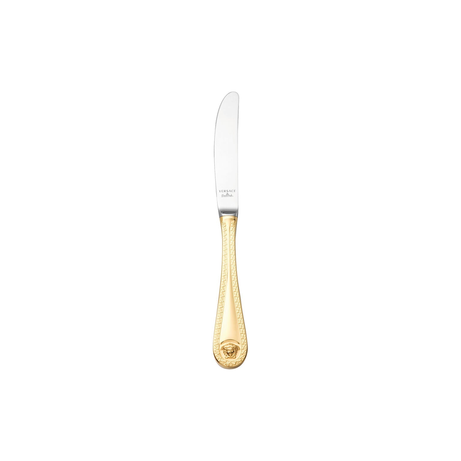 Versace Medusa Flatware Table Knife Gold Plated