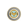 Versace Prestige Gala Bleu 2 Bread & Butter Plate (Less Gold)