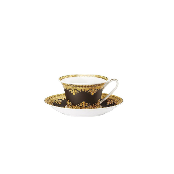 Versace I Love Baroque Nero Tea Cup & Saucer