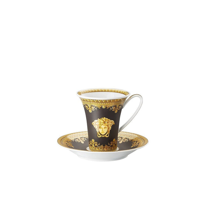 Versace I Love Baroque Nero Coffee Cup & Saucer