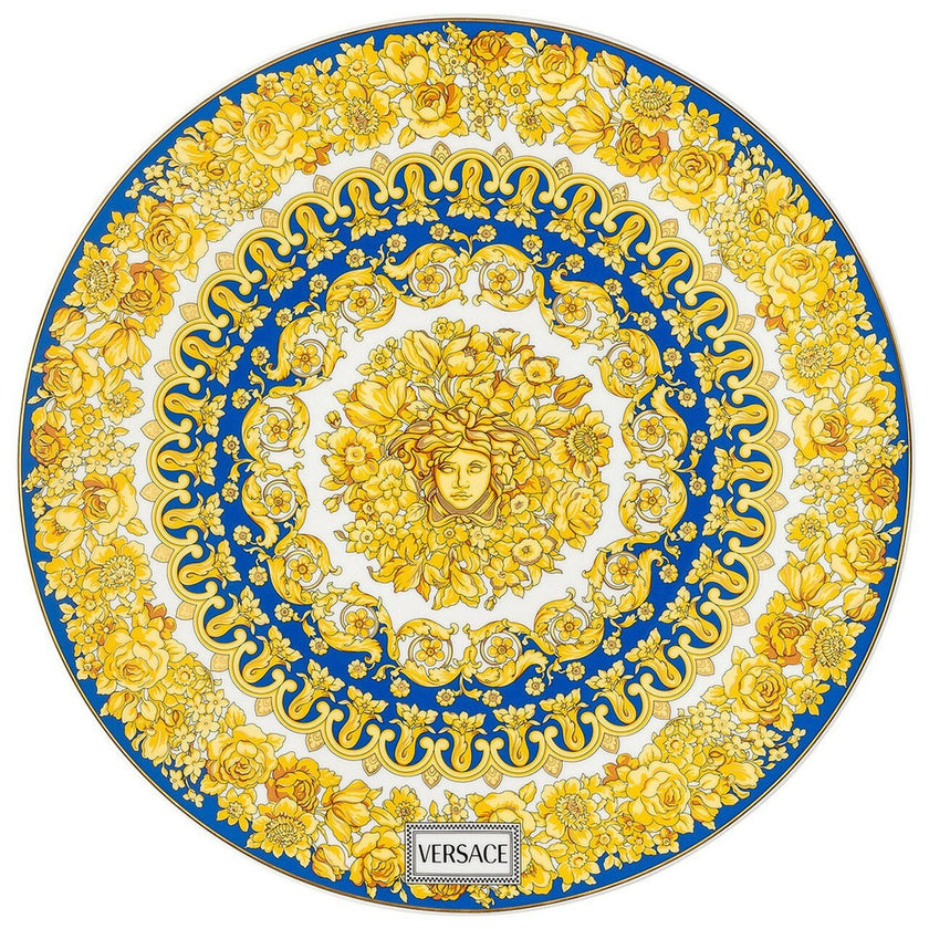 Versace Medusa Rhapsody Blue Service Plate