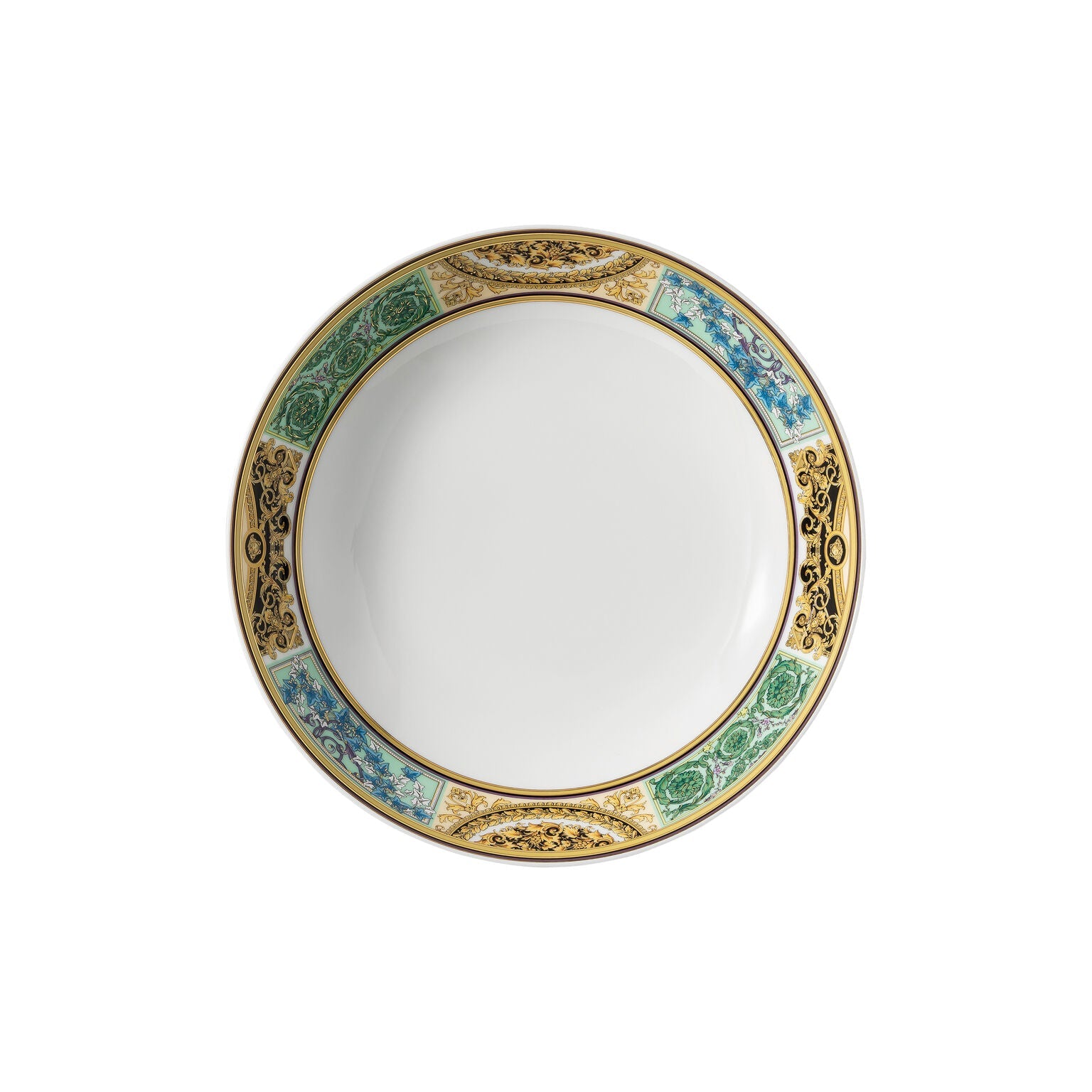 Versace Barocco Mosaic Rim Soup