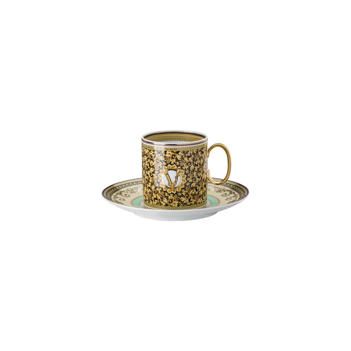 Versace Barocco Mosaic Coffee Cup & Saucer - Set of 2