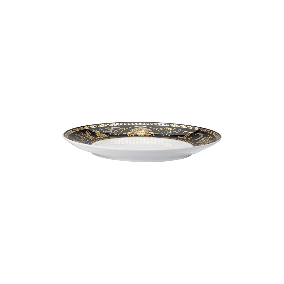 Versace Virtus Gala Salad Plate - Black