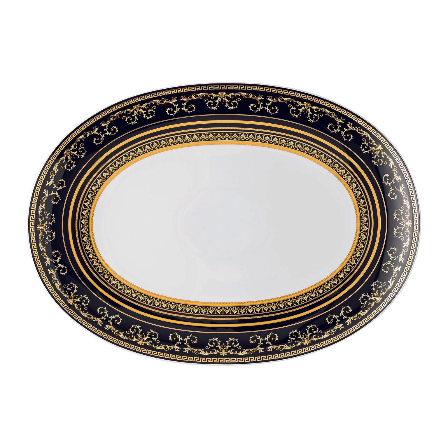 Versace Virtus Gala Platter - Black