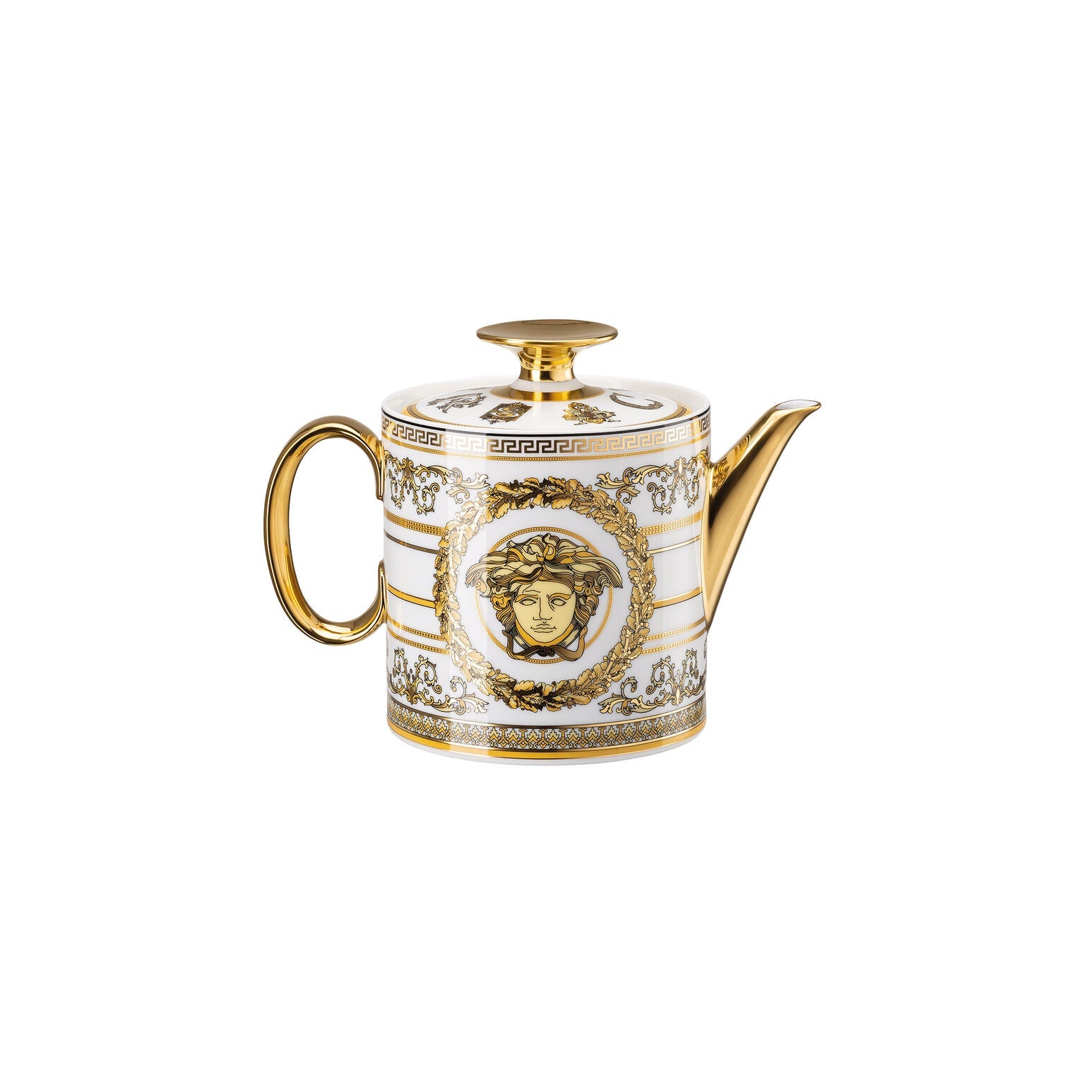 Versace Virtus Gala Tea Pot - White