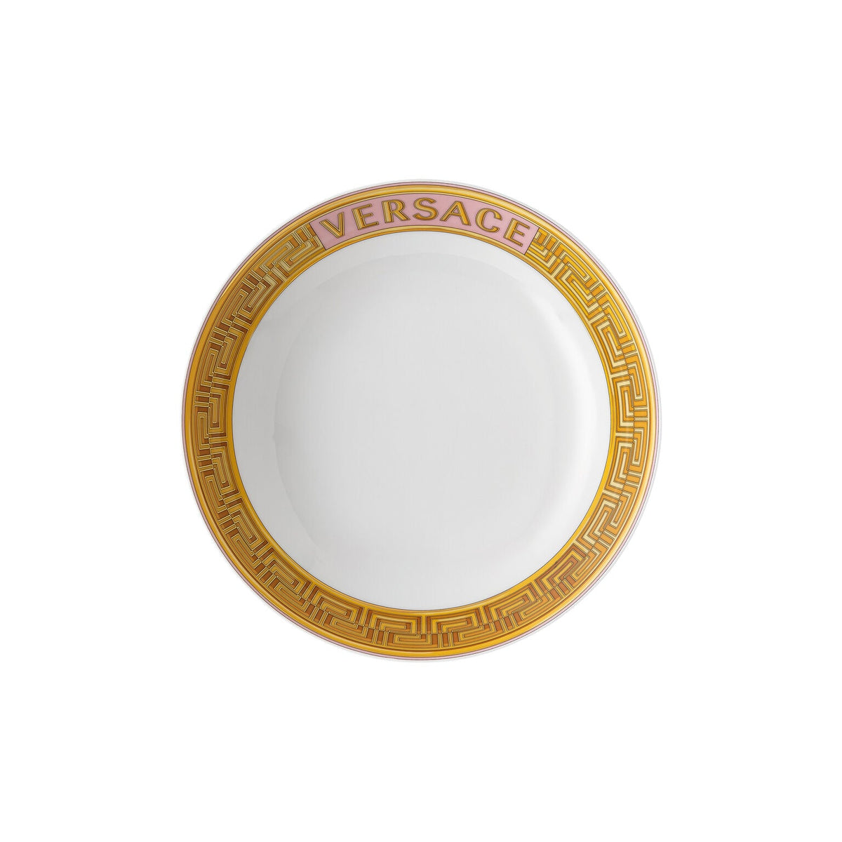 Versace Medusa Amplified Rim Soup - Pink Coin — Grayson Luxury