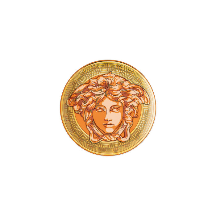 Versace Medusa Amplified Bread & Butter Plate - Orange Coin