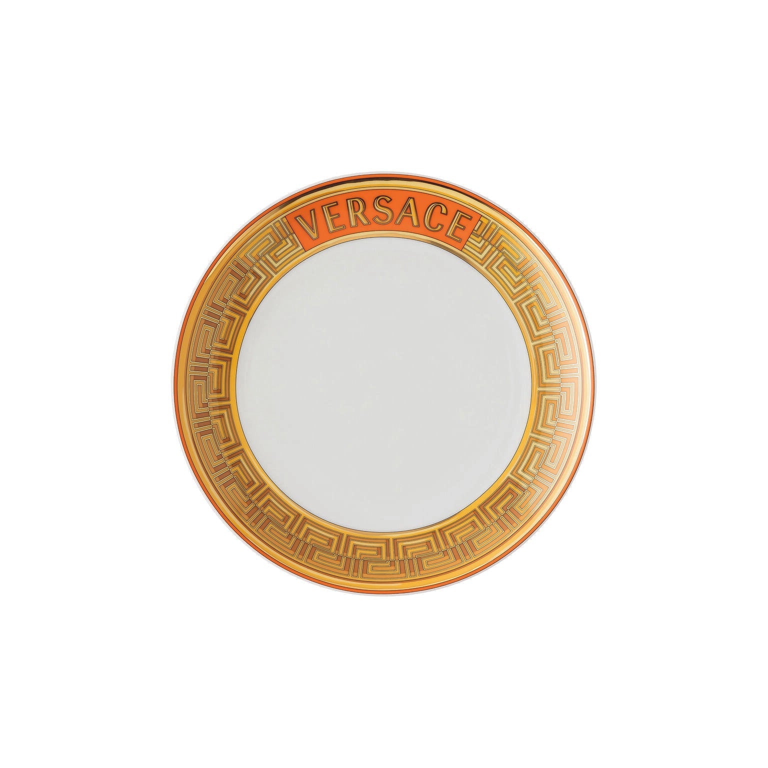 Versace Medusa Amplified Salad Plate - Orange Coin