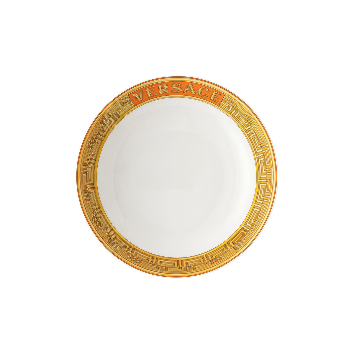 Versace Medusa Amplified Rim Soup - Orange Coin