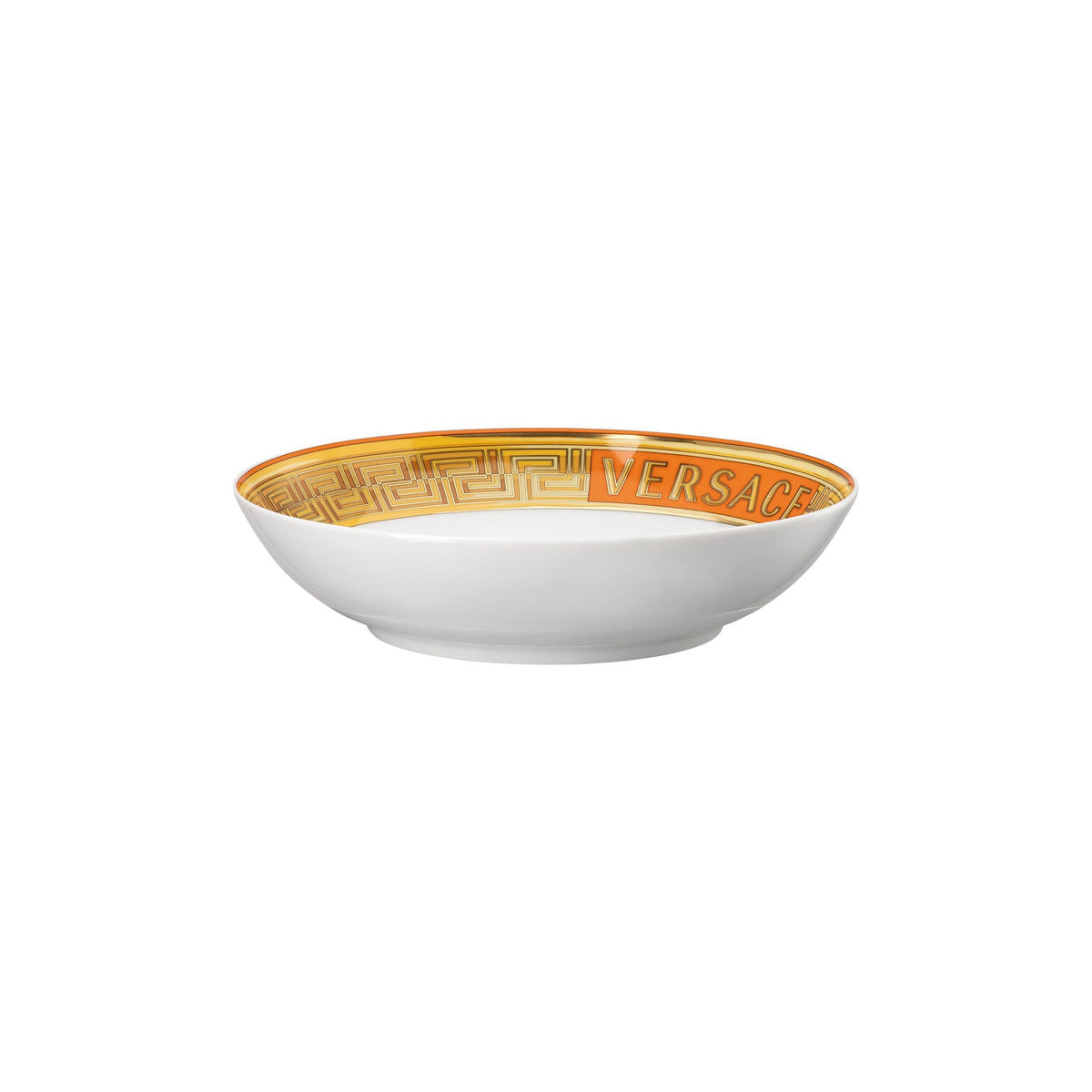 Versace Medusa Amplified Rim Soup - Orange Coin