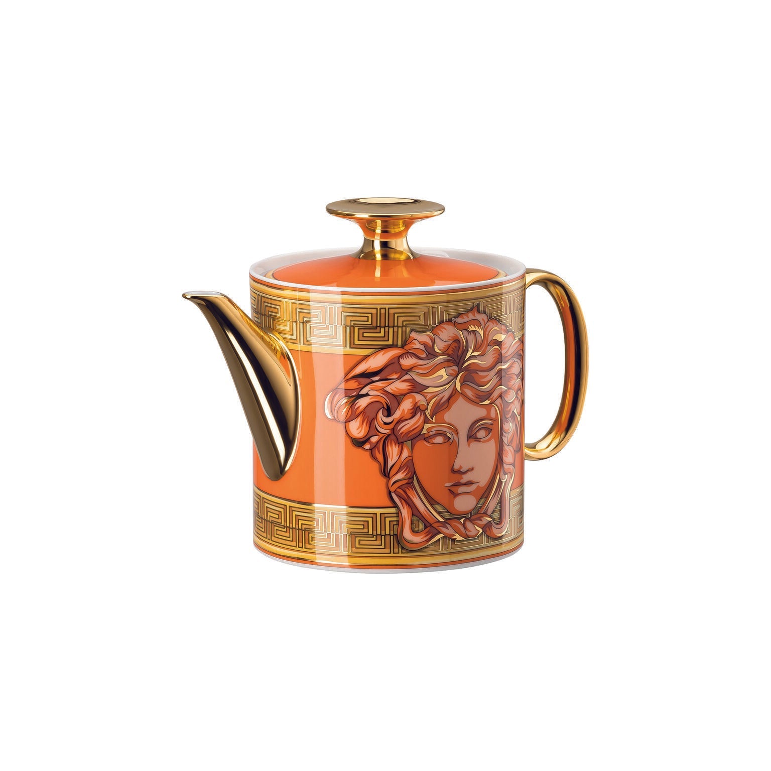 Versace Medusa Amplified Tea Pot - Orange Coin