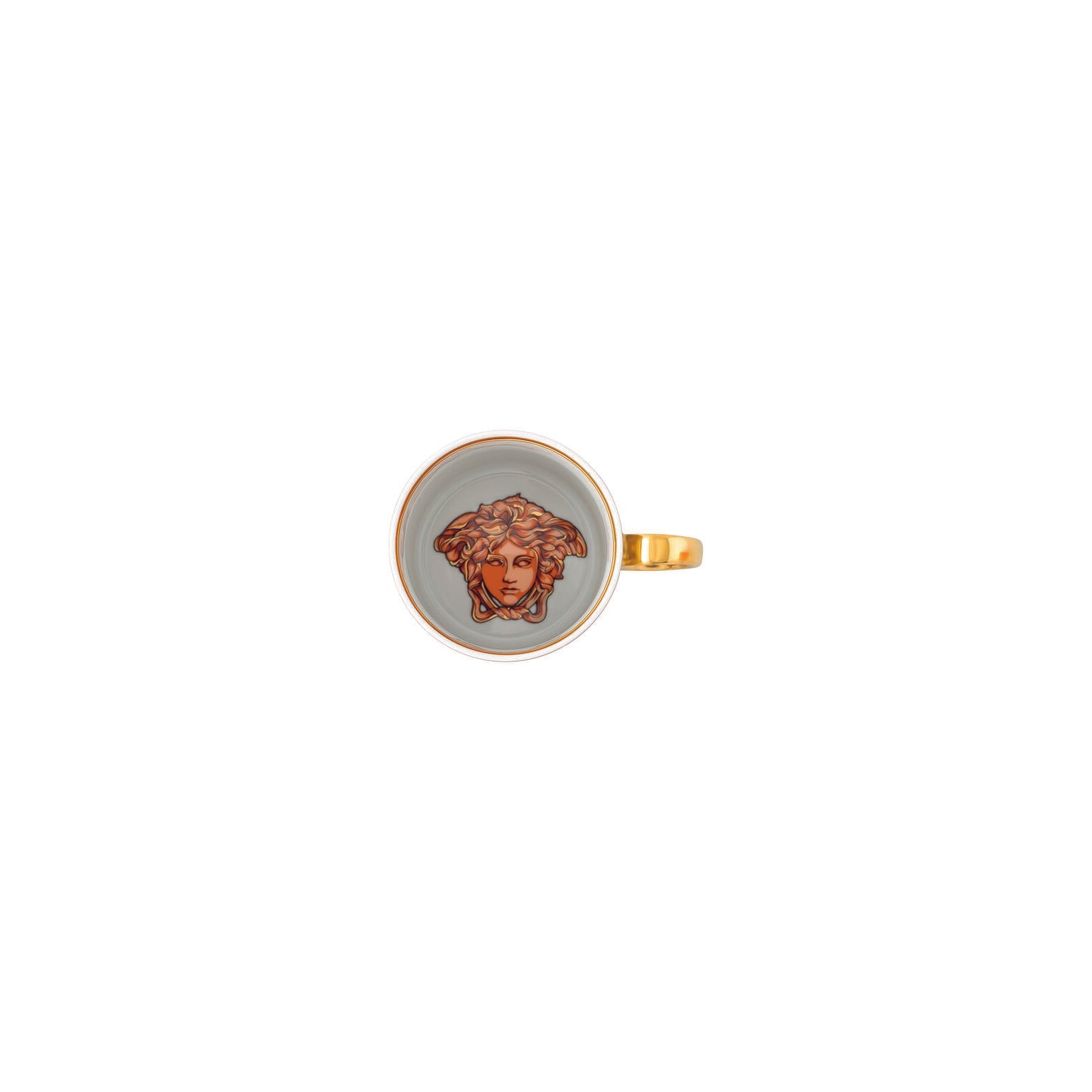 Versace Medusa Amplified Mug With Handle - Orange Coin