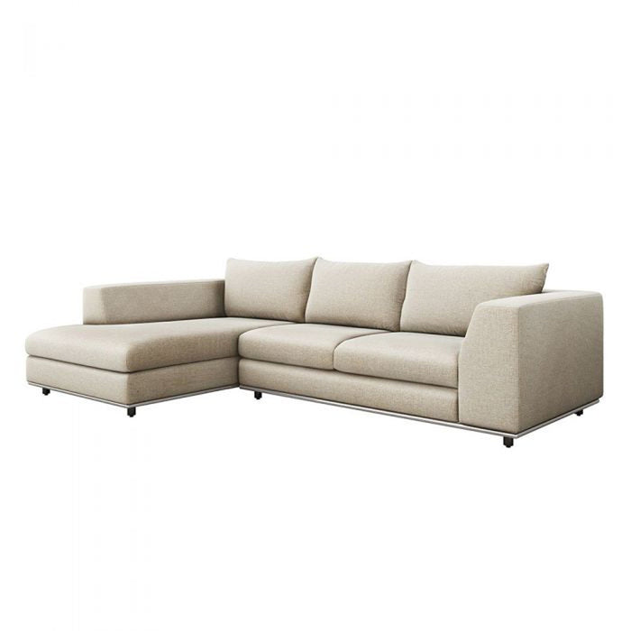 Interlude Home Comodo Chaise Sectional