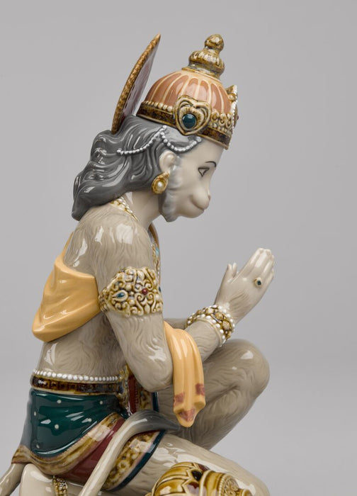 Lladro Lakshman and Hanuman Sculpture Limited Edition