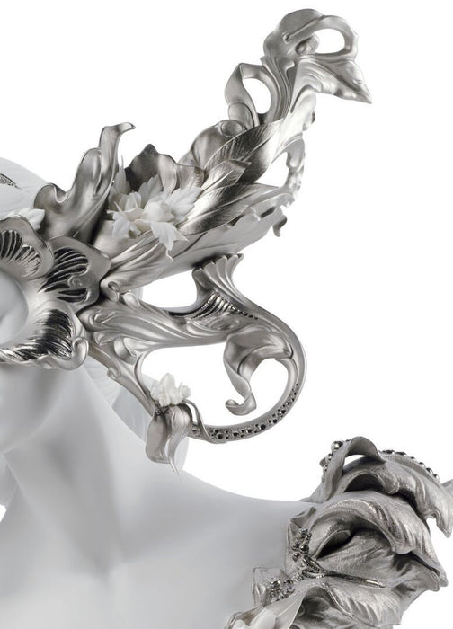 Lladro Carnival Fantasy Sculpture Limited Edition Silver Lustre