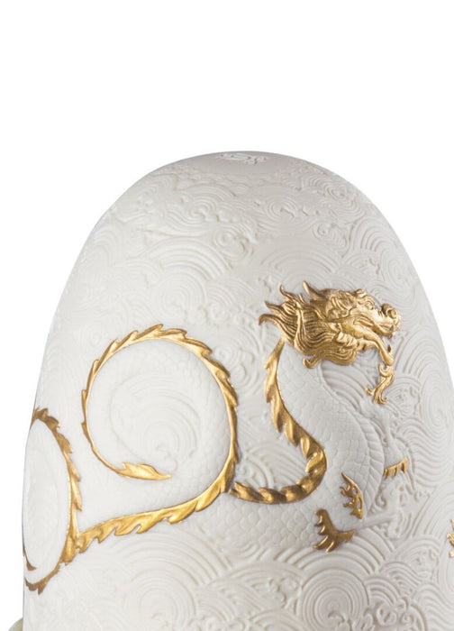 Lladro Dragons Dome Table Lamp