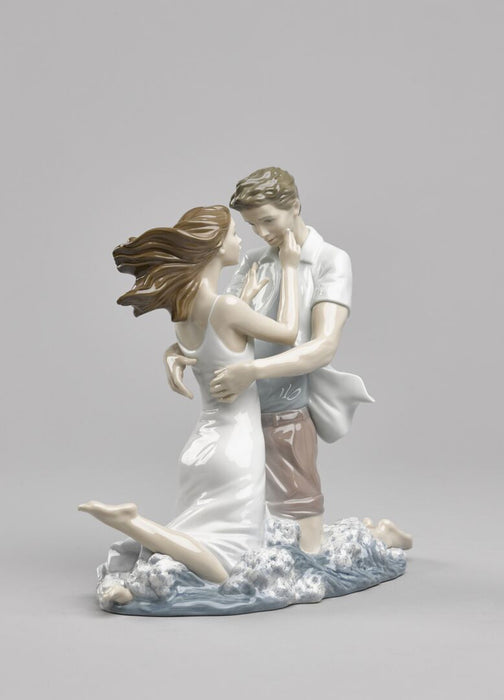 Lladro The Thrill of Love Couple Figurine