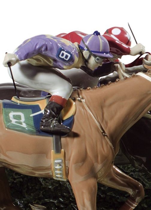 Lladro At The DerBy Horses Sculpture Limited Edition