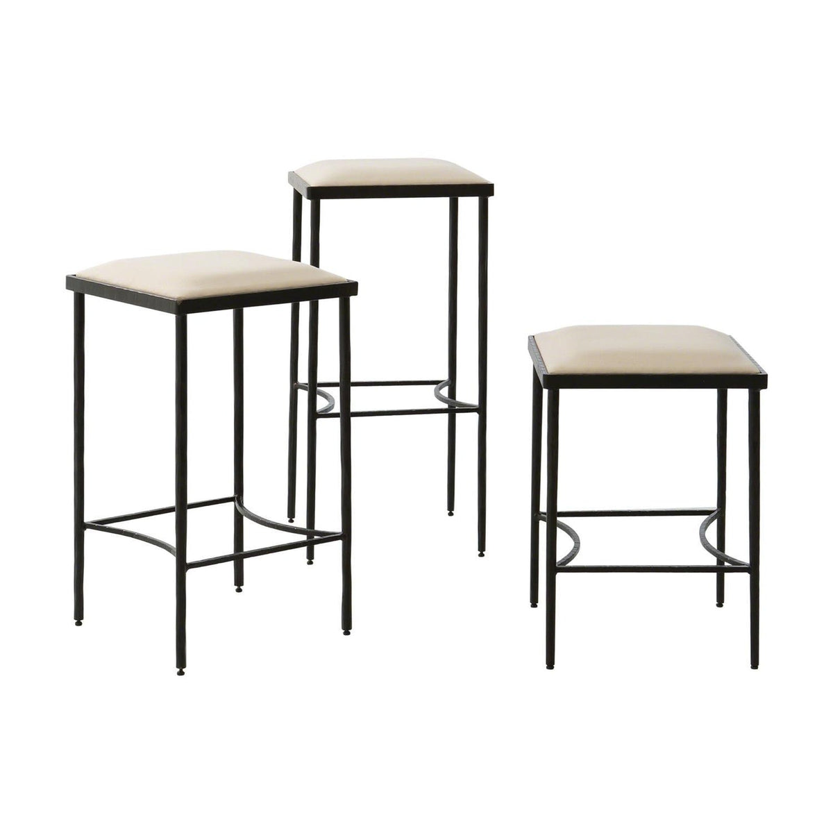 Global Views Hammered Bar Stool